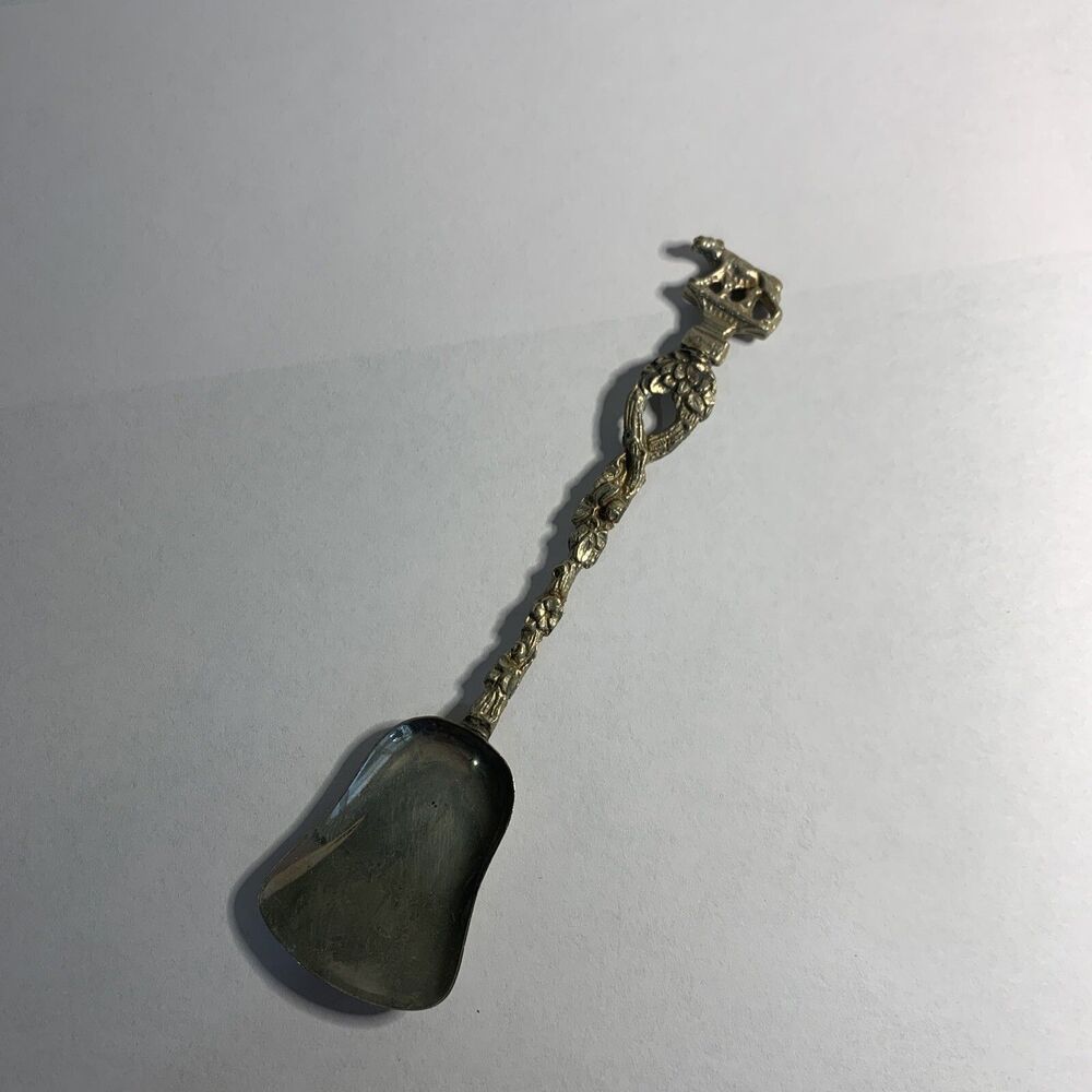 Vintage Demitasse Spoon Standing Cougar~ Made In Italy